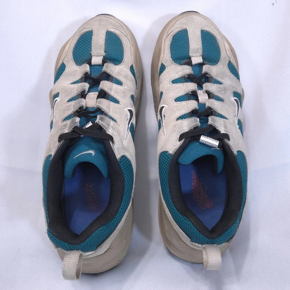 Nike Tech Hera Light Orewood Geode Teal Sneakers 9 Chunky Retro Shoes FJ9532-110